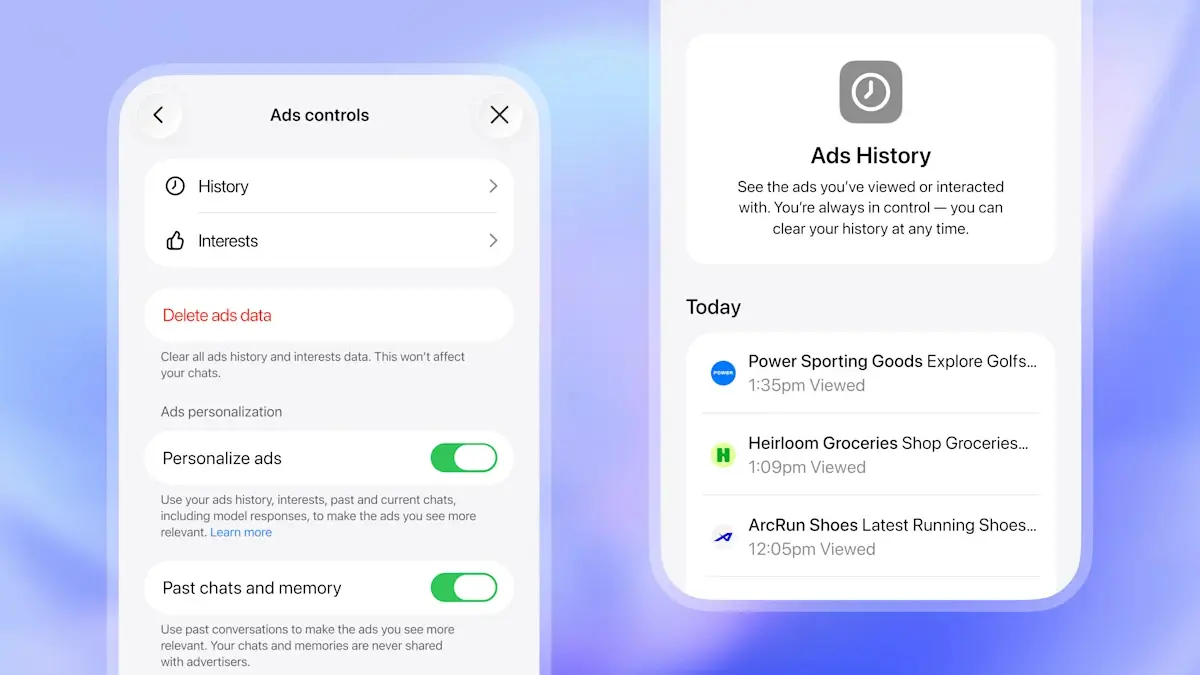 ChatGPT beginnt Werbetests für kostenlose und Go-Nutzer in den USA