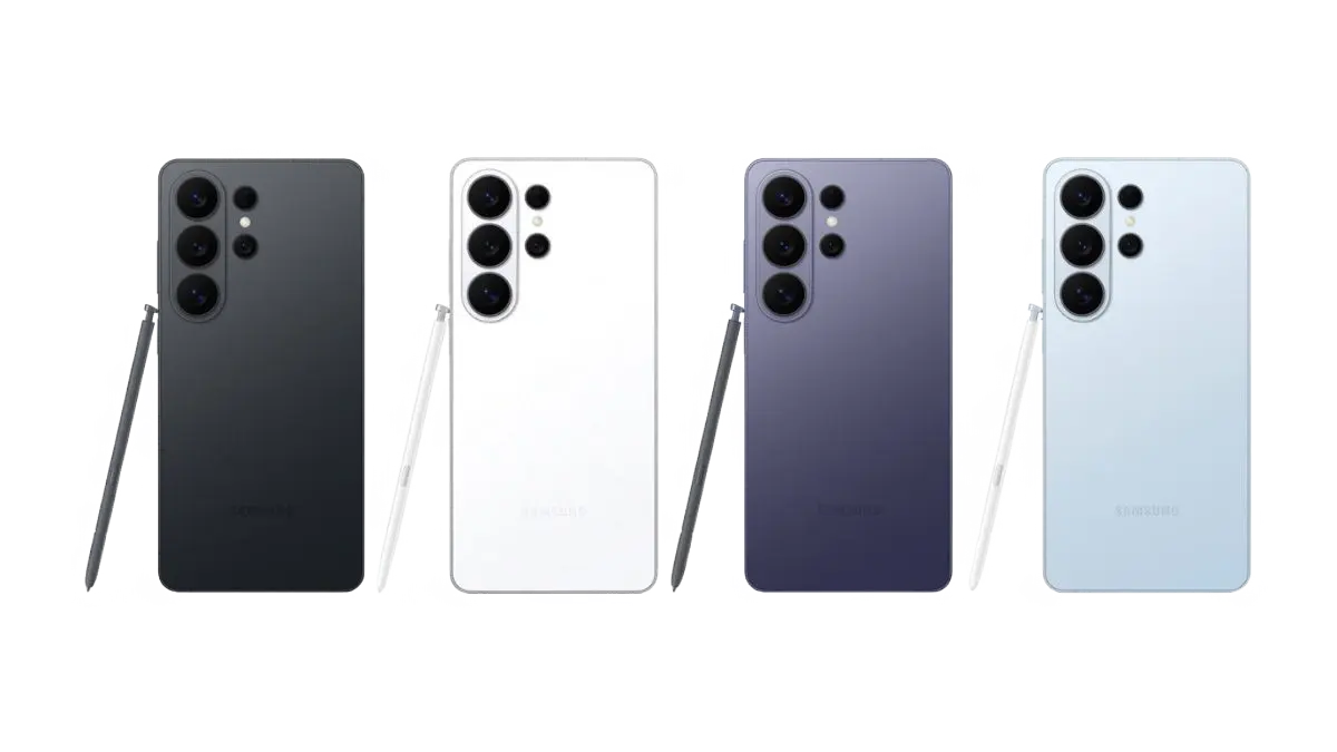 Leak der offiziellen Galaxy S26 Ultra Pressebilder zeigt vier Farben