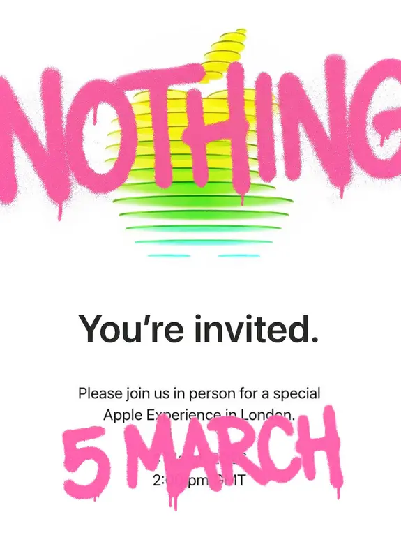 Nothing Phone (4a) Serie Launch Poster