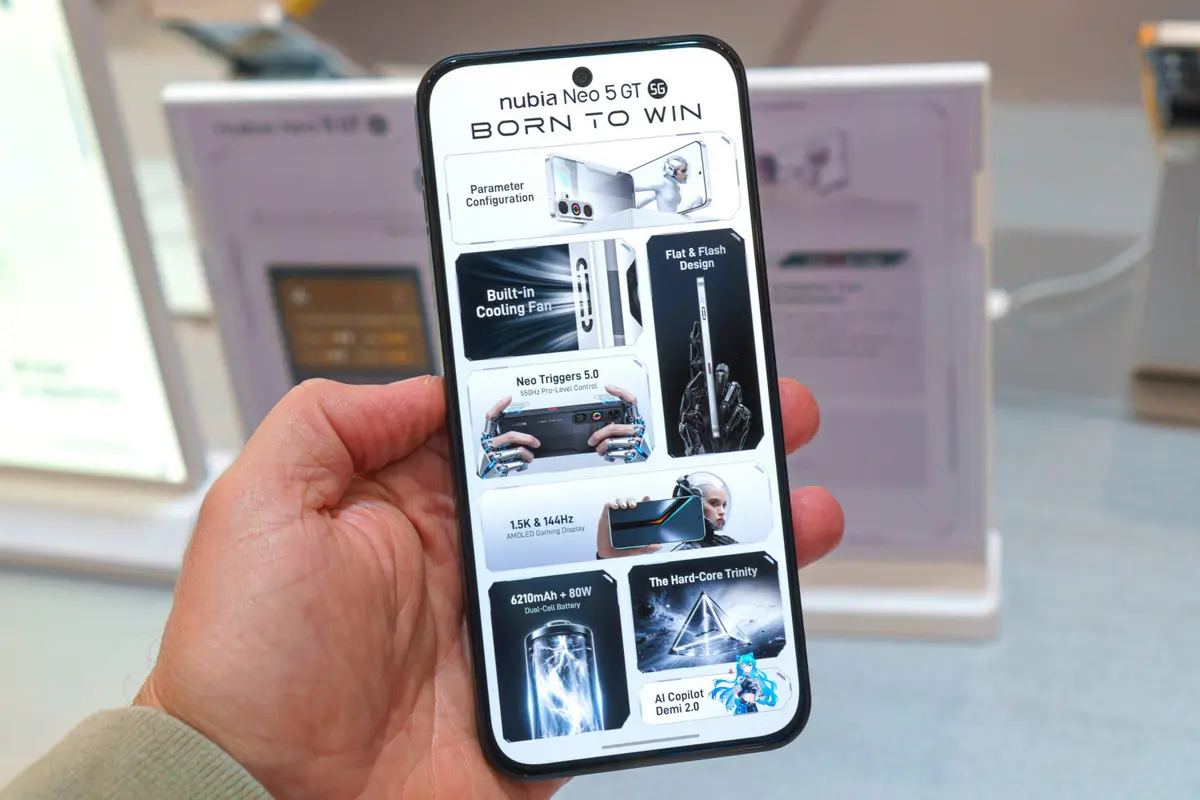 Das nubia Neo 5 GT wird vom Dimensity 7400 angetrieben