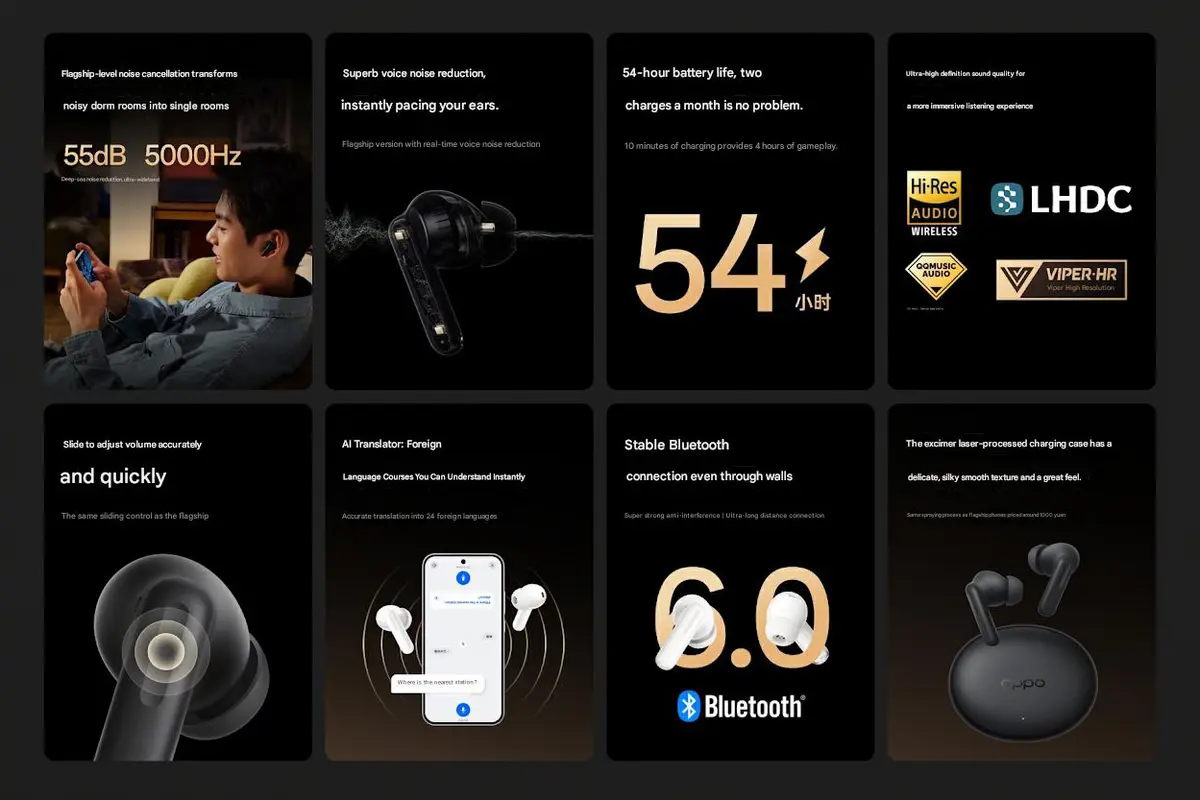 Oppo Enco Air5 Pro Spezifikationen