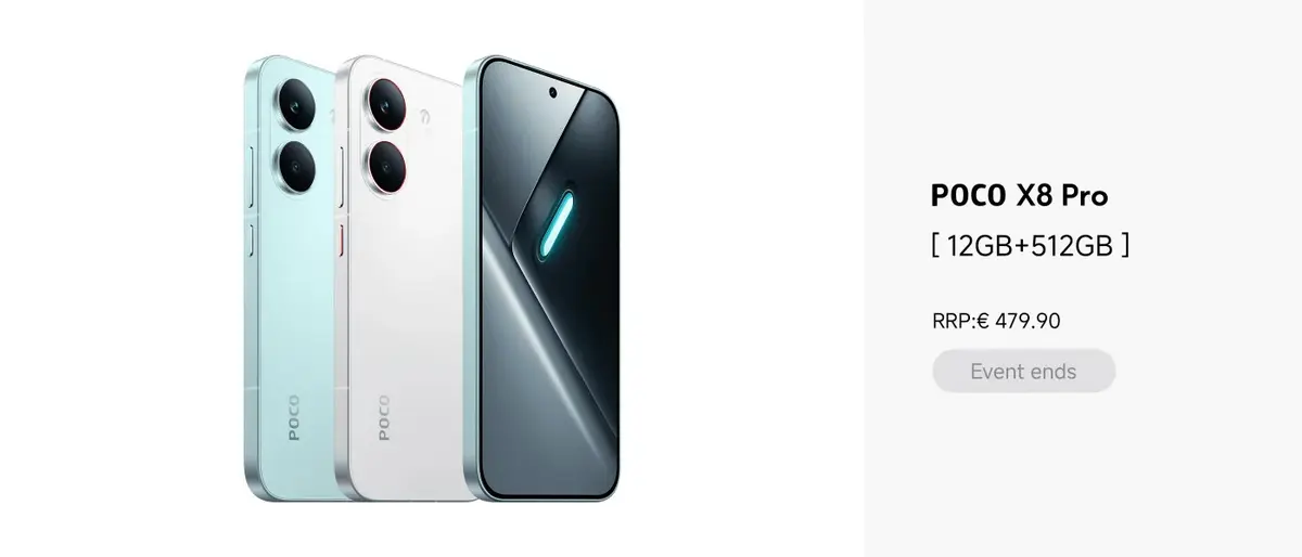 Poco X8 Pro und X8 Pro Max Preise versehentlich enth&uuml;llt