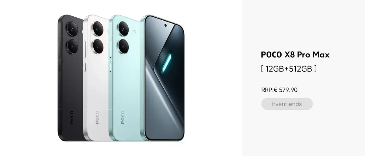 Poco X8 Pro und X8 Pro Max Preise versehentlich enth&uuml;llt