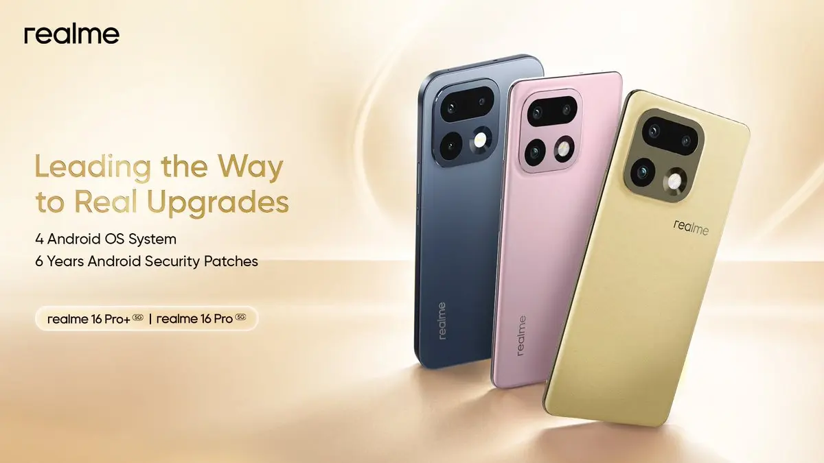Realme verlängert Software-Support für 16 Pro-Serie in Indien