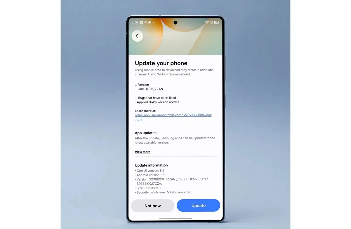 One UI 8.5 Beta 5 mit KI-gest&uuml;tztem Bixby ver&ouml;ffentlicht