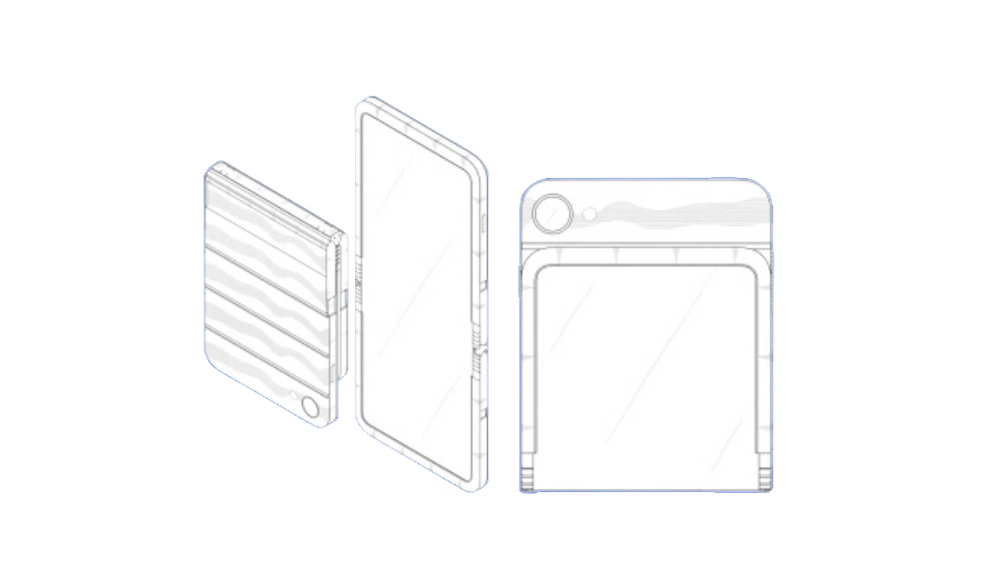 Samsung Patent: Klappteil mit 360-Grad-Scharnier
